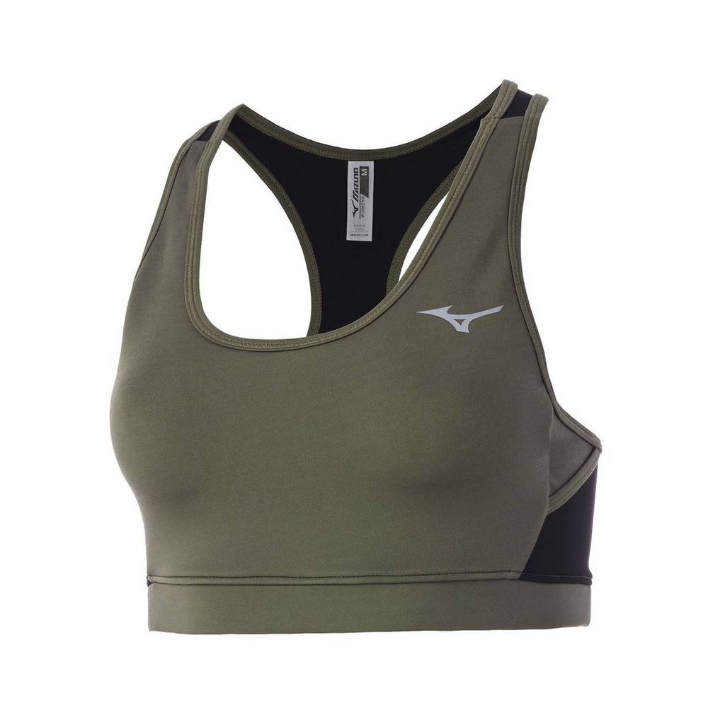 Damske Športová Podprsenka Mizuno Alpha Mesh Back Sports Zelene Vypredaj FCSU15328